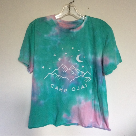Camp Ojai Tops - Camp Ojai Pink Moment Tie Dye Top